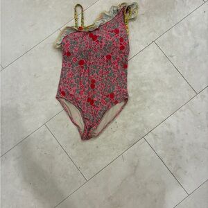 Roller Rabbit Yellow and Red Floral Swimwear